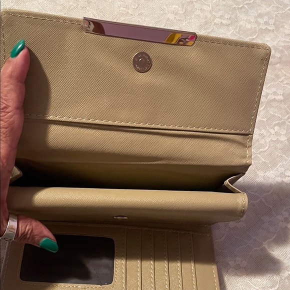 Coach Beige and Multicolor Women's Wallet - Picture 6 of 9